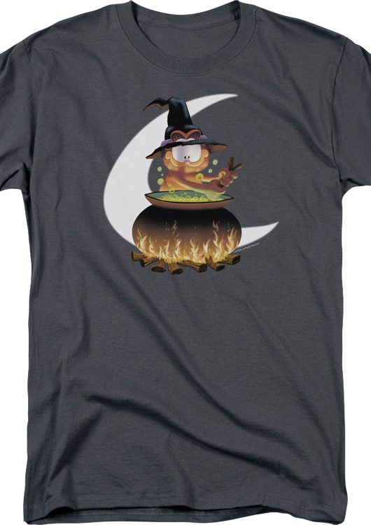 Witch's Pot Garfield T-Shirt - main product image