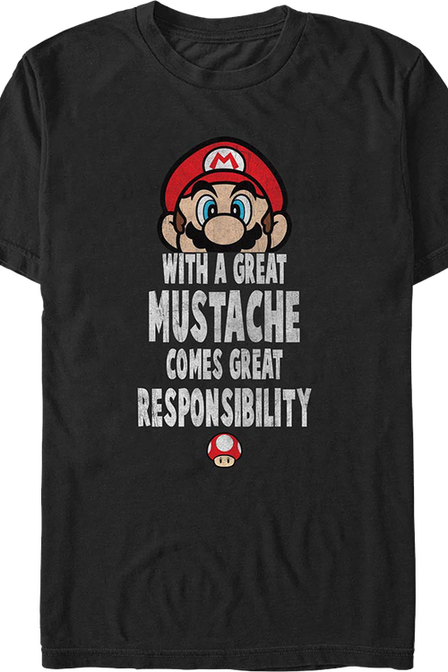 Great Responsibility Super Mario Bros. T-Shirtmain product image