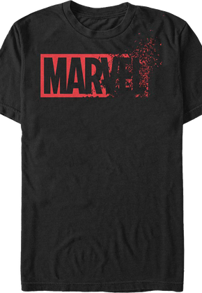 Withered Logo Marvel Comics T-Shirt