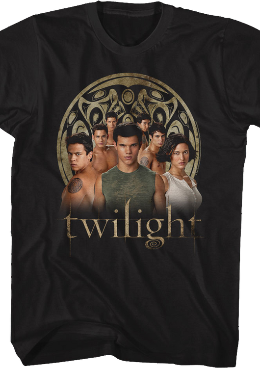 Wolf Pack Group Photo Twilight T-Shirt - main product image