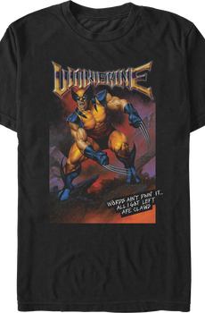 Wolverine All I Got Left Are Claws Marvel Comics T-Shirt