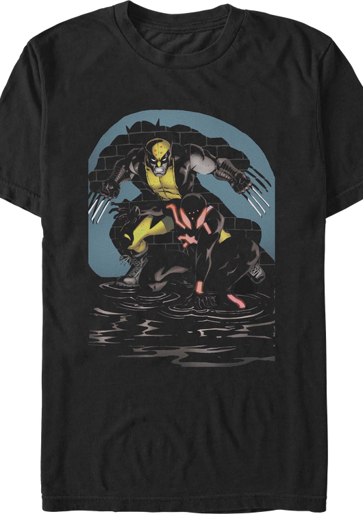Wolverine And Scarlet Spider Marvel Comics T-Shirt - main product image
