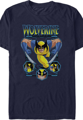 Wolverine Attack Collage Marvel Comics T-Shirt