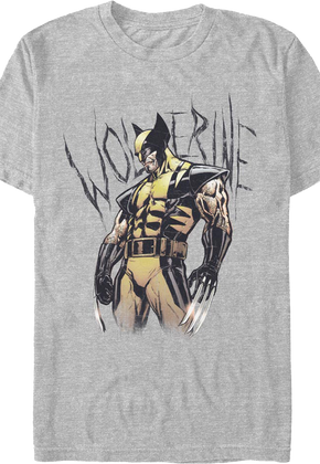Wolverine Carved Name X-Men Marvel Comics T-Shirt