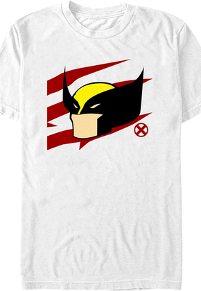 Wolverine Simple Stripes Marvel Comics T-Shirt