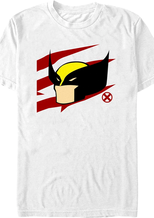 Wolverine Simple Stripes Marvel Comics T-Shirt - main product image