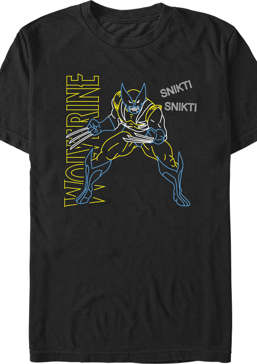 Wolverine Snikt Snikt Marvel Comics T-Shirt - main product image