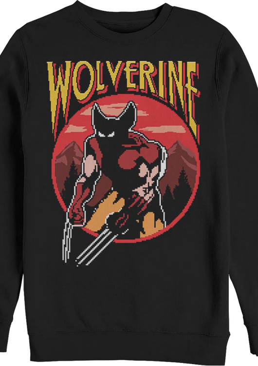Wolverine Start Screen Marvel Comics Sweatshirt - main product image