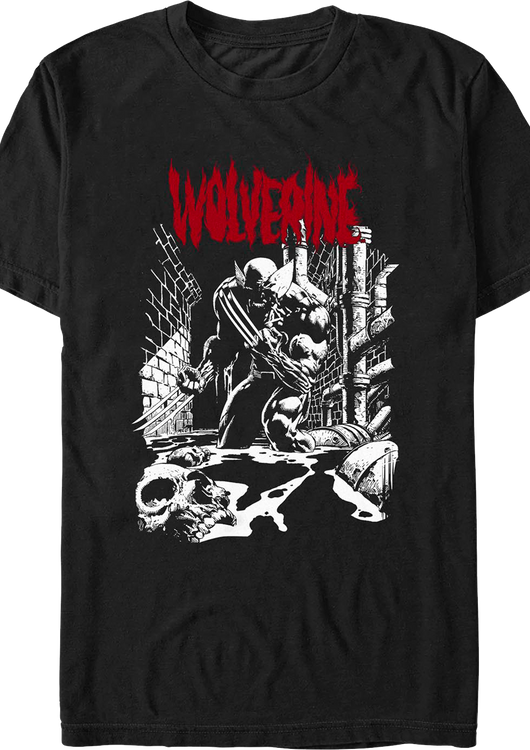 Wolverine Unda The Streets Marvel Comics T-Shirt - main product image