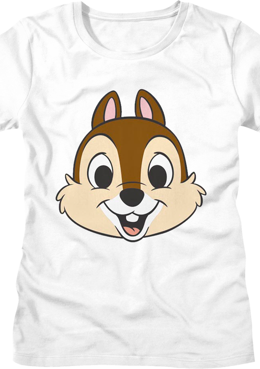 Women White Chip's Head Chip 'n Dale Rescue Rangers Shirt - main product image