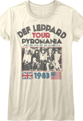Womens 1983 Tour Def Leppard Shirt
