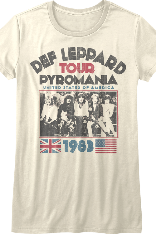 Womens 1983 Tour Def Leppard Shirt - main product image