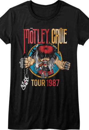 Womens 1987 Tour Motley Crue Shirt