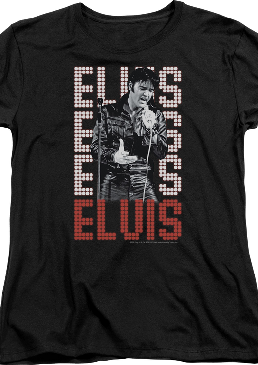 Womens '68 Comeback Special Elvis Presley Shirt - main product image