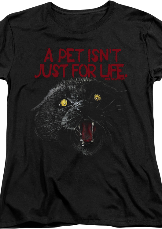 Womens A Pet Isn't Just For Life Pet Sematary Shirt - main product image