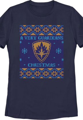 Womens A Very Guardians Christmas Marvel Comics Shirt