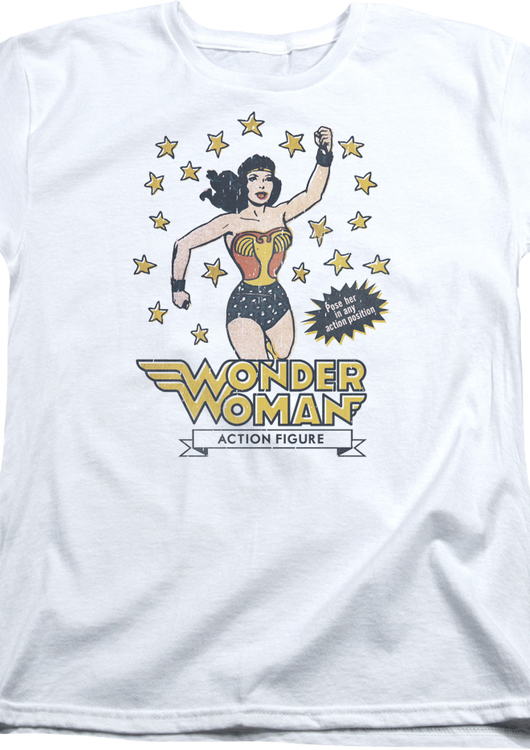Womens Action Figure Wonder Woman Shirt - main product image