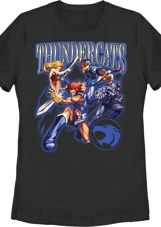 Womens Action Poses ThunderCats Shirt - main product image