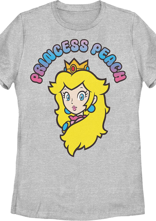 Womens Adorable Princess Peach Nintendo Shirt - main product image
