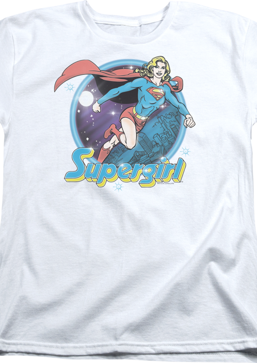 Womens Airbrush Supergirl Shirt - main product image