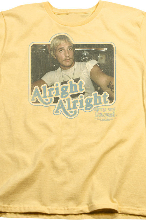 Womens Alright Alright Dazed and Confused Shirt - main product image