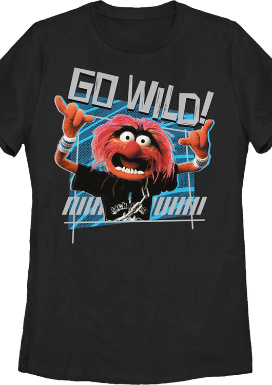 Womens Animal Go Wild Muppets Shirt - main product image