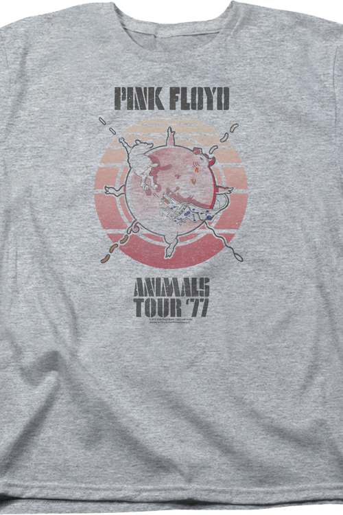 Womens Animals Tour 1977 Pink Floyd Shirtmain product image