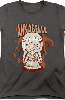 Womens Animated Annabelle Conjuring Shirt