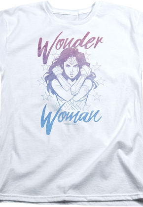 Womens Arms Crossed Wonder Woman Shirt