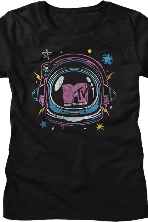 Womens Astronaut Helmet MTV Shirt - main product image