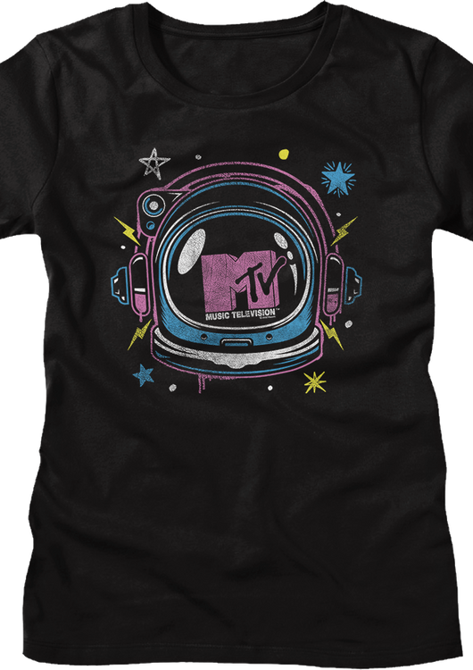 Womens Astronaut Helmet MTV Shirt - main product image