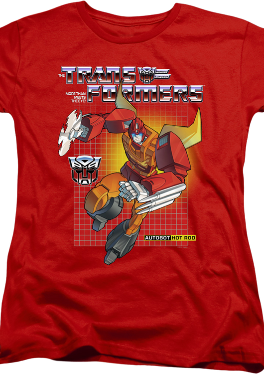 Womens Autobot Hot Rod Transformers Shirt - main product image