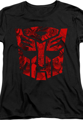 Womens Autobot Logo Illustrations Transformers Shirt