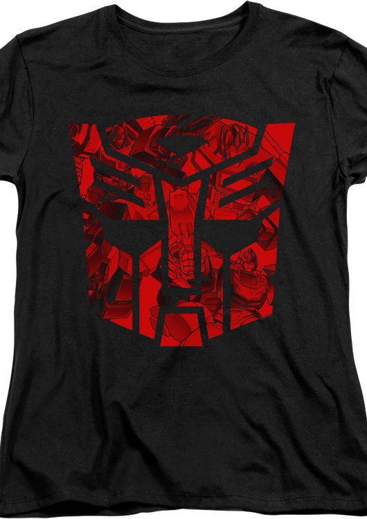 Womens Autobot Logo Illustrations Transformers Shirt - main product image
