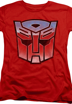 Womens Autobot Vintage Logo Transformers Shirt