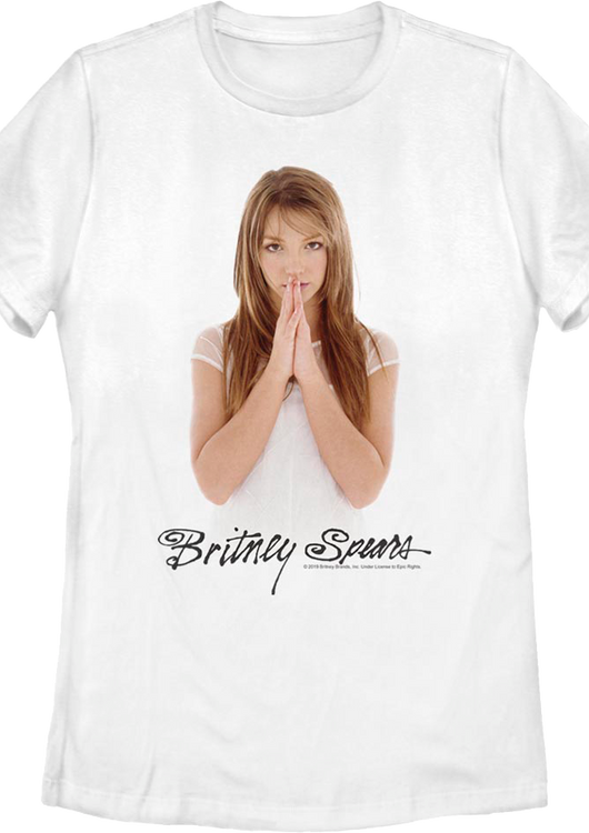 Womens Baby One More Time Photo Britney Spears Shirt - main product image