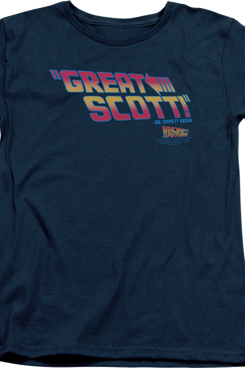 Womens Back To The Future Great Scott Shirtmain product image