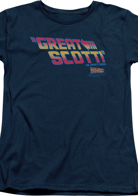 Womens Back To The Future Great Scott Shirt - main product image
