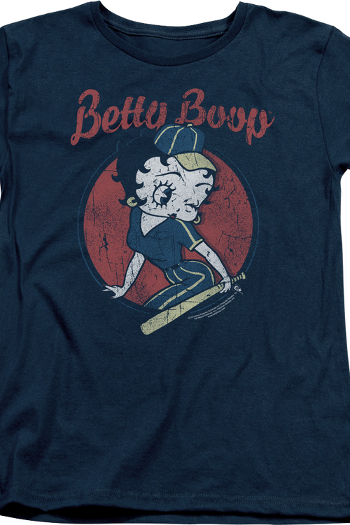 Womens Baseball Betty Boop Shirtmain product image