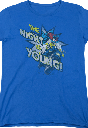 Womens Batgirl The Night Is Young DC Comics Shirt