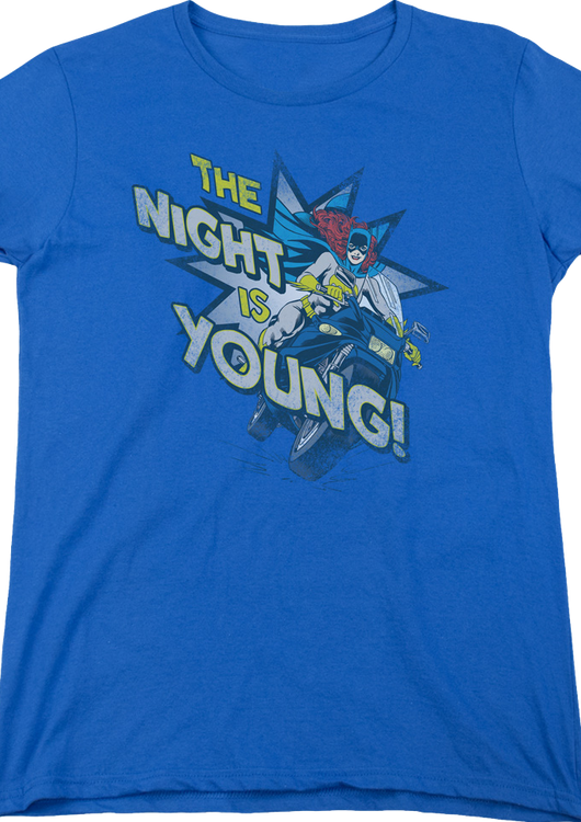 Womens Batgirl The Night Is Young DC Comics Shirt - main product image