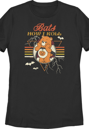 Womens Bats How I Roll Care Bears Shirt