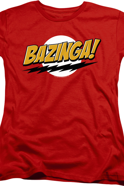 Womens Bazinga Big Bang Theory Shirtmain product image