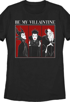 Womens Be My Villaintine Disney Shirt