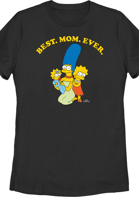 Womens Best Mom Ever Simpsons Shirt - main product image