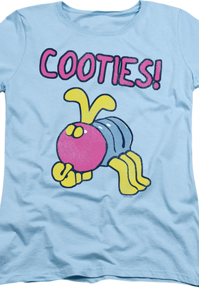 Womens Blue Cooties Shirt