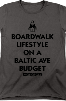 Womens Boardwalk Lifestyle Monopoly Shirt