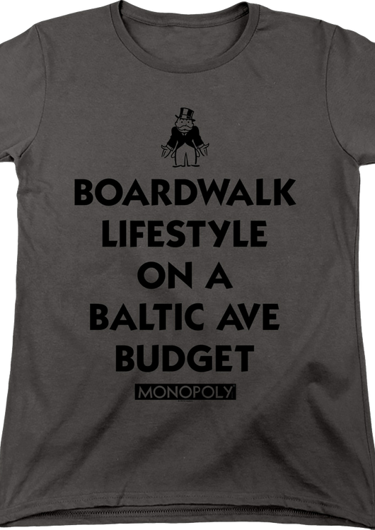 Womens Boardwalk Lifestyle Monopoly Shirt - main product image