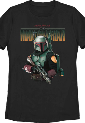 Womens Boba Fett The Mandalorian Star Wars Shirt