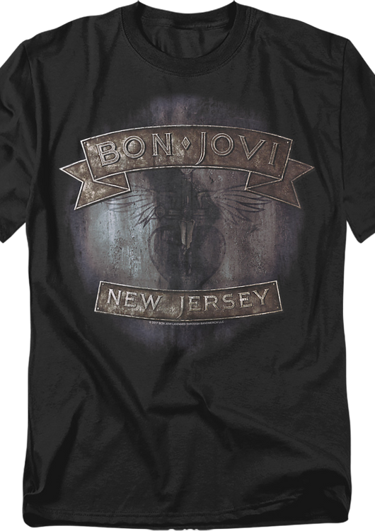 Womens Bon Jovi New Jersey Shirt - main product image